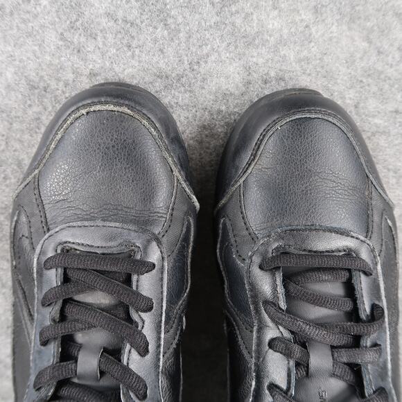 Shoes for Crews Slip Resistant Work Sneaker Womens 11 Galley II Black Leather - Picture 10 of 16